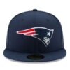 New England Patriots Navy New Era Super Bowl LX Side Patch Fitted Hat