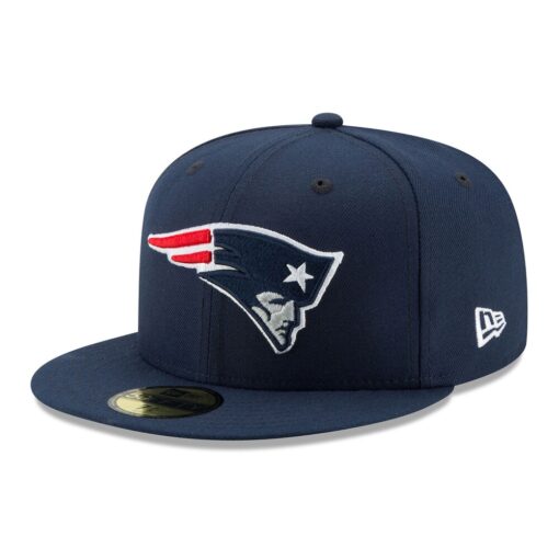 New England Patriots Navy New Era Super Bowl LX Side Patch Fitted Hat