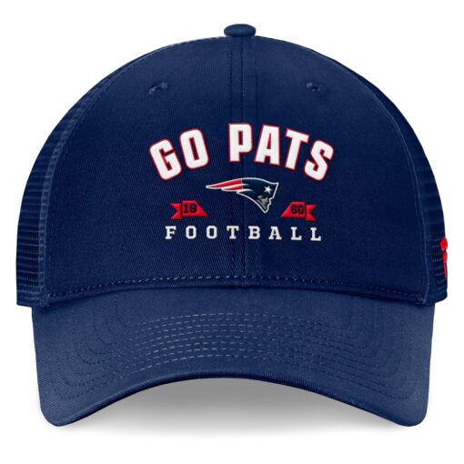 New England Patriots Navy Timeout Trucker Adjustable Cap