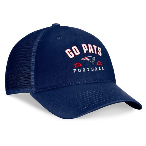 New England Patriots Navy Timeout Trucker Adjustable Cap