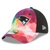 New England Patriots Pink New Era 2023 NFL Crucial Catch Flex Hat