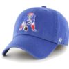 New England Patriots Royal '47 Gridiron Classics Franchise Fitted Cap