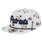 New England Patriots White New Era Team Cheer Snapback Hat