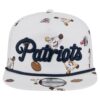 New England Patriots White New Era Team Cheer Snapback Hat