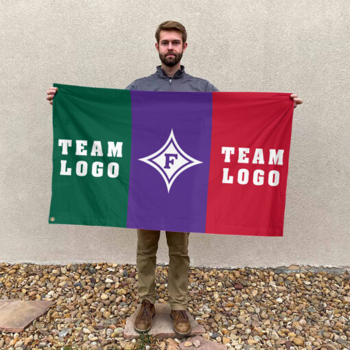 Paladins vs Custom Team House Divided Flag, Custom NCAA Flag