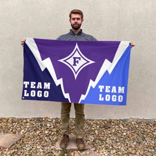Paladins vs Custom Team House Divided Flag, NCAA College Flag