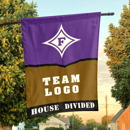 Paladins vs Custom Team House Divided Flag, NCAA Rivalry Flag