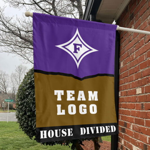 Paladins vs Custom Team House Divided Flag, NCAA Rivalry Flag