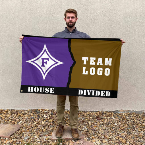 Paladins vs Custom Team House Divided Flag, NCAA Rivalry Flag