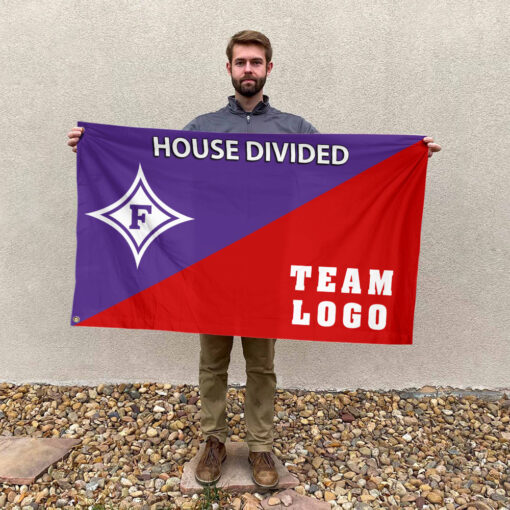 Paladins vs Custom Team House Divided Flag, NCAA Team Flag