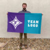 Paladins vs Custom Team House Divided Flag, NCAA Two Team Flag