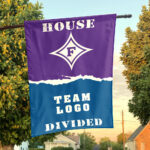 Paladins vs Custom Team House Divided Flag, Personalized College Flag