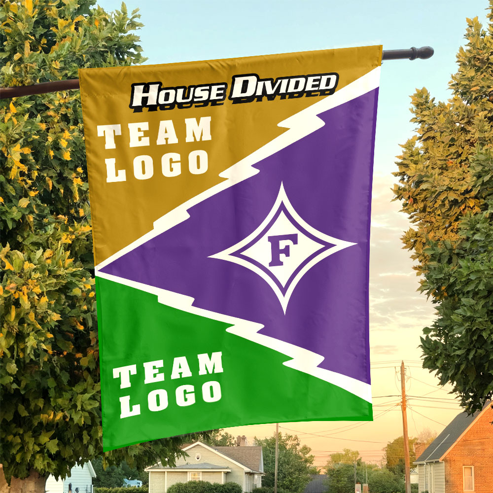 Paladins vs Custom Team House Divided Flag, Personalized NCAA Flag Paladins vs Custom Team House Divided Flag, Personalized NCAA Flag