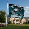 Philadelphia Eagles 3x5 Flag 2 Time Champions