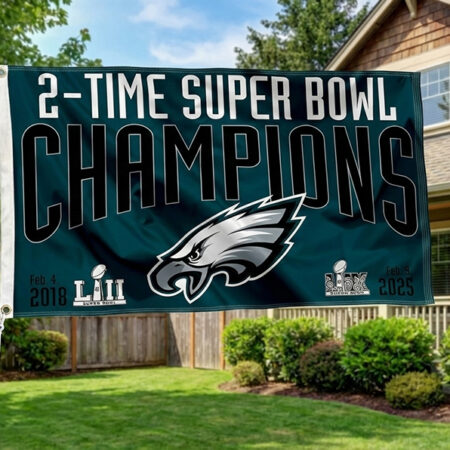 Philadelphia Eagles 3×5 Flag 2 Time Super Bowl Champions