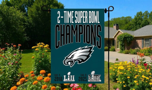 Philadelphia Eagles 3×5 Flag 2 Time Super Bowl Champions