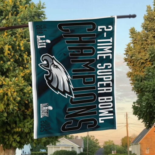 Philadelphia Eagles 3×5 Flag 2 Time Super Bowl Champions