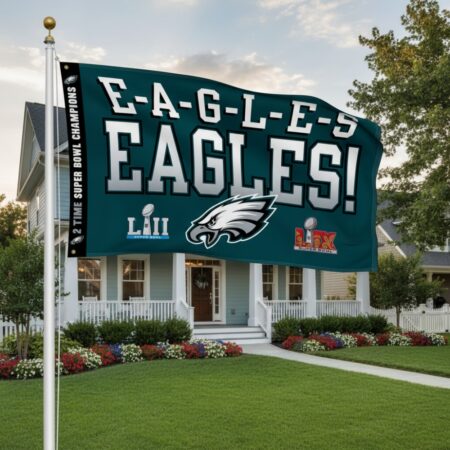 Philadelphia Eagles Garden Flag Super Bowl LIX Champion