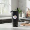 Pittsburgh Steelers Tumbler, NFL Stainless Steel Travel Mug