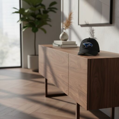 Seattle Seahawks Black Adjustable Hat, NFL Modern Eagle Logo Baseball Cap Seattle Seahawks Black Adjustable Hat, NFL Modern Eagle Logo Baseball Cap