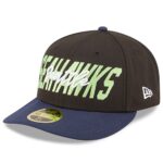 Seattle Seahawks Black New Era 2022 NFL Draft Low Profile Fitted Hat