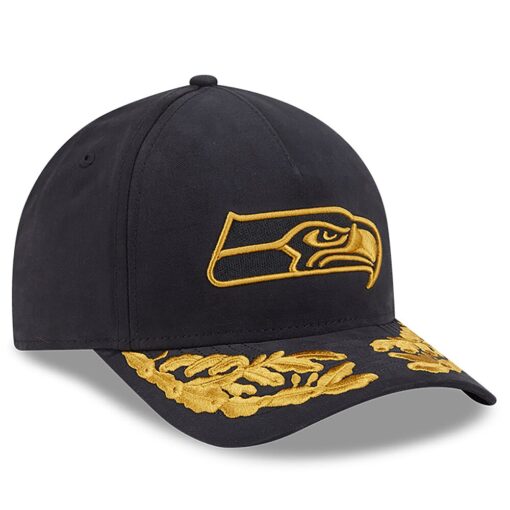 Seattle Seahawks Black New Era Alpha Industries A Frame Adjustable Cap
