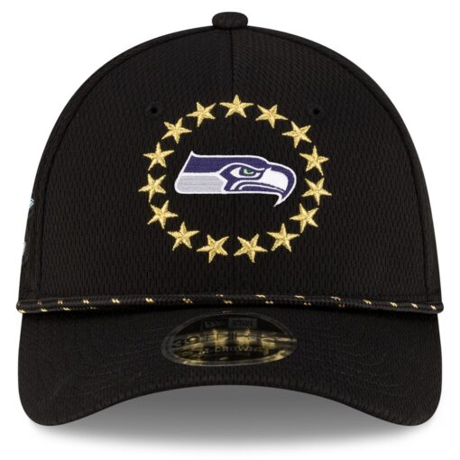 Seattle Seahawks Black New Era Super Bowl LX M Crown Rope Flex Hat Seattle Seahawks Black New Era Super Bowl LX M Crown Rope Flex Hat