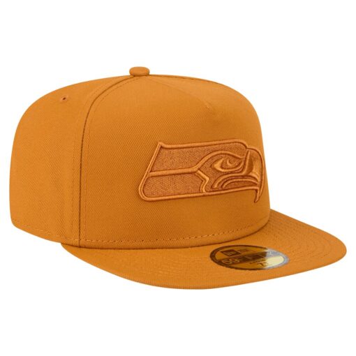 Seattle Seahawks Brown New Era Color Pack A Frame Fitted Hat