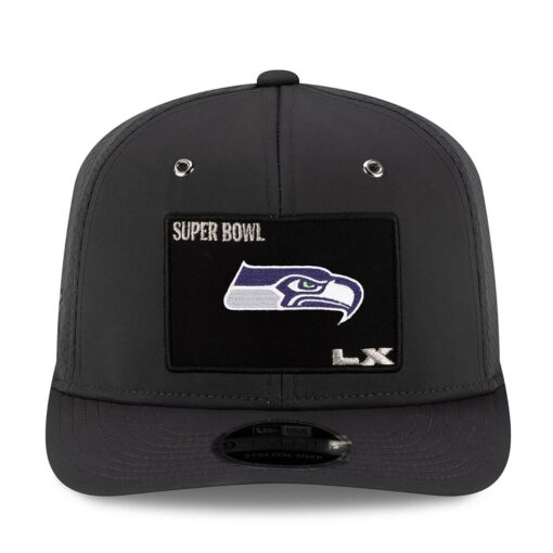 Seattle Seahawks Charcoal New Era Super Bowl LX Opening Night Adjustable Cap