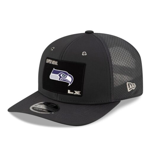 Seattle Seahawks Charcoal New Era Super Bowl LX Opening Night Adjustable Cap