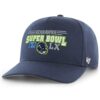 Seattle Seahawks College Navy '47 Super Bowl LX Hitch Adjustable Cap