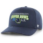 Seattle Seahawks College Navy '47 Super Bowl LX Hitch Adjustable Cap