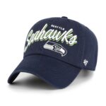 Seattle Seahawks College Navy '47 Women's Ariana Clean Up Adjustable Cap