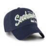 Seattle Seahawks College Navy '47 Women's Ariana Clean Up Adjustable Cap