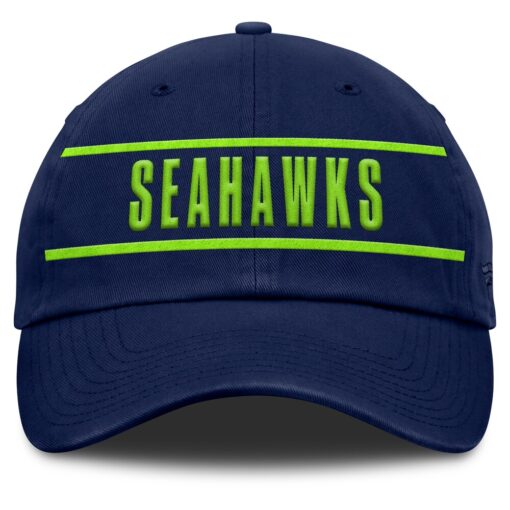 Seattle Seahawks College Navy Hitch Adjustable Cap