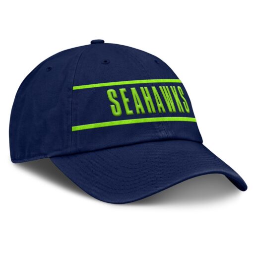 Seattle Seahawks College Navy Hitch Adjustable Cap