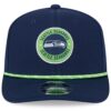 Seattle Seahawks College Navy New Era 2024 Sideline Stretch Snap Hat