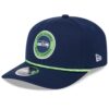 Seattle Seahawks College Navy New Era 2024 Sideline Stretch Snap Hat