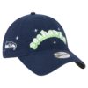 Seattle Seahawks College Navy New Era Girls Youth Cheer Adjustable Cap