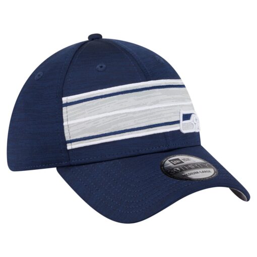 Seattle Seahawks College Navy New Era Stripes Flex Hat