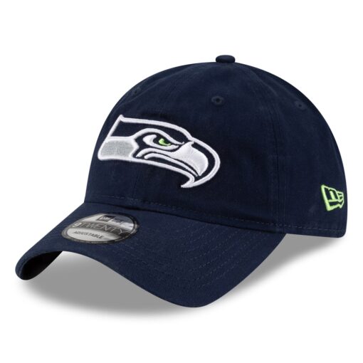 Seattle Seahawks College Navy New Era Super Bowl LX Side Patch Adjustable Cap