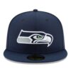 Seattle Seahawks College Navy New Era Super Bowl LX Side Patch Fitted Hat