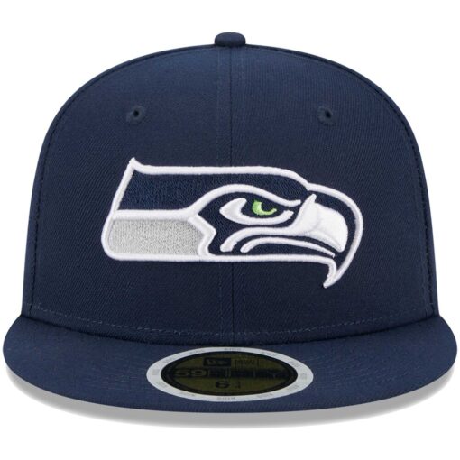 Seattle Seahawks College Navy New Era Youth Main Fitted Hat