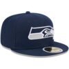 Seattle Seahawks College Navy New Era Youth Main Fitted Hat