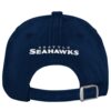 Seattle Seahawks College Navy Outerstuff Girls Youth Gridiron Adjustable Cap
