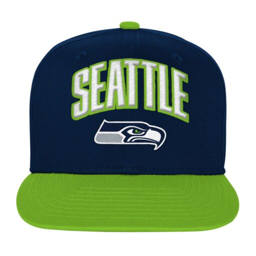 Seattle Seahawks College Navy Outerstuff Preschool Essentials Snapback Hat