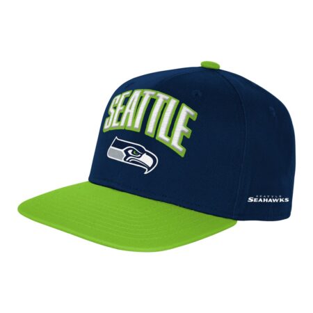Seattle Seahawks College Navy Outerstuff Youth Essentials Snapback Hat