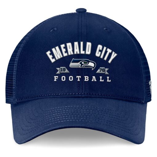 Seattle Seahawks College Navy Timeout Trucker Adjustable Cap