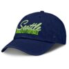 Seattle Seahawks College Navy Women's Moxie Adjustable Cap