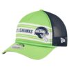 Seattle Seahawks Neon Green New Era Linear A Frame Adjustable Cap